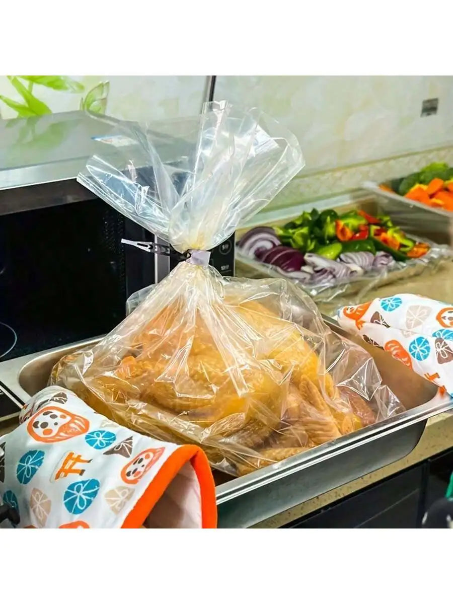 20 Oven Cooking Bag Meat Baking Large Chicken Fish Vegetables Kitchen Qme