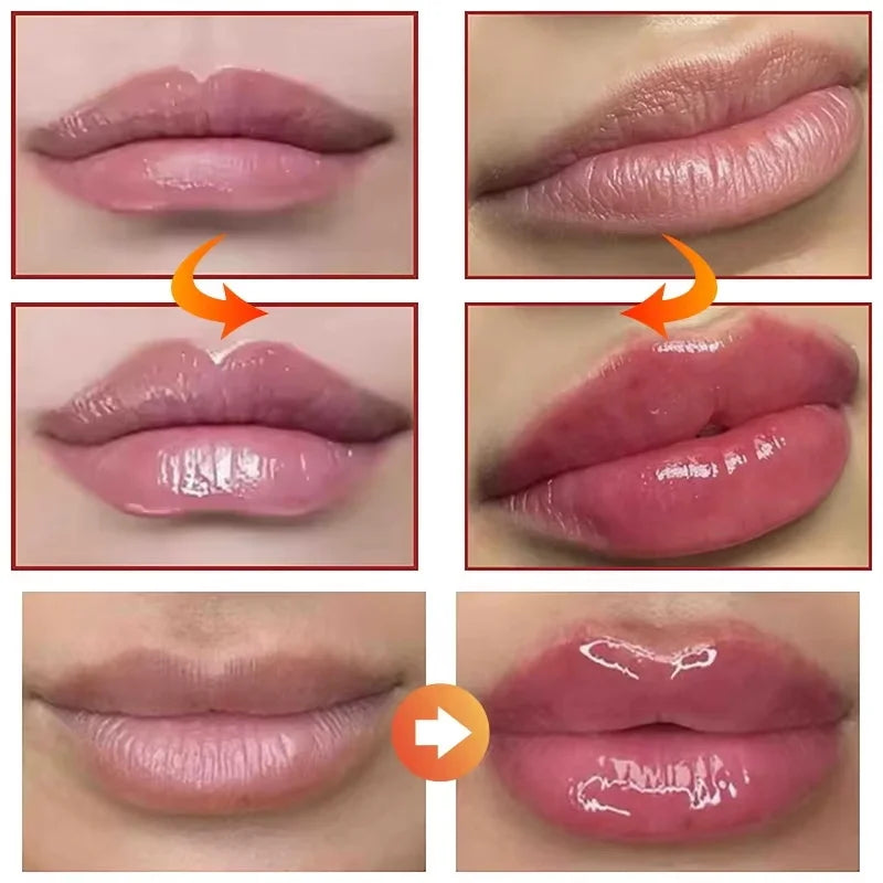 Fast Volumising Lip Plumper Serum Sexy Lip Oil Gloss Increase Lip Elasticity Reduce Fine Lines Brighten Moisturizing Lip Care Qme