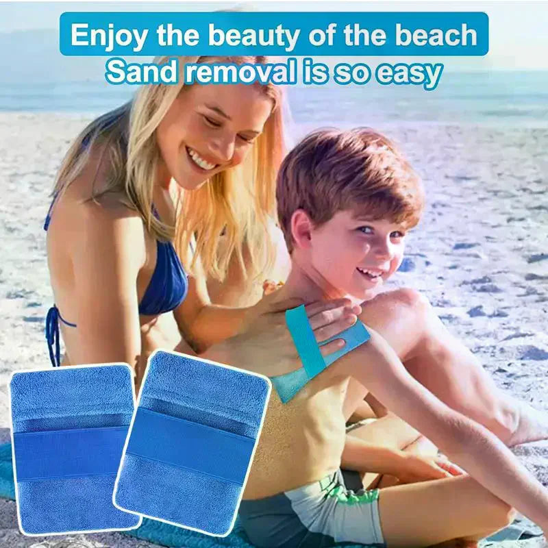 Sand Remover Beach Sandbag Powder Bag Removal Brush Vacation Camping Qme