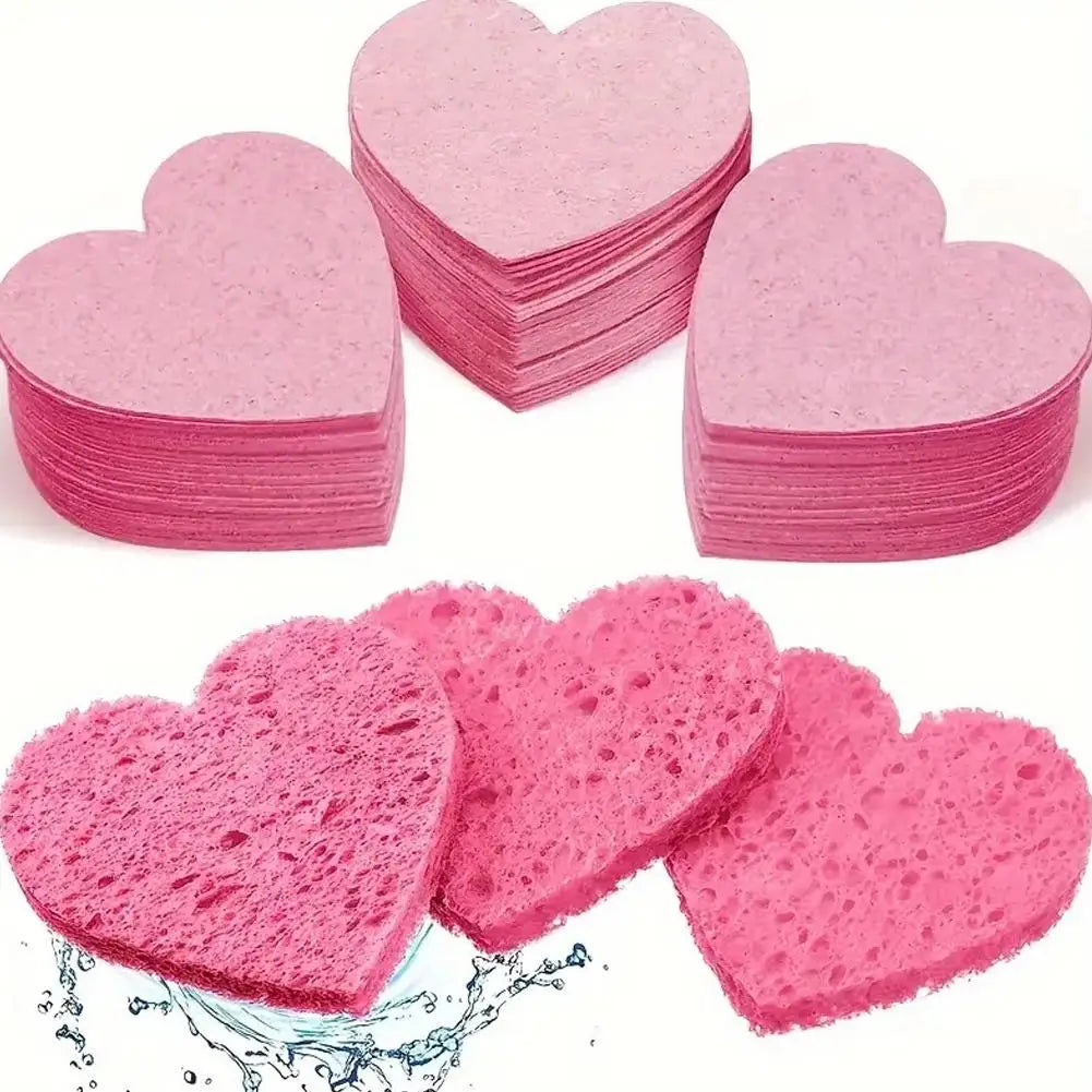 Compressed Facial Sponges Cosmetic Hydrotherapy Sponge Spa Face Pads Qme