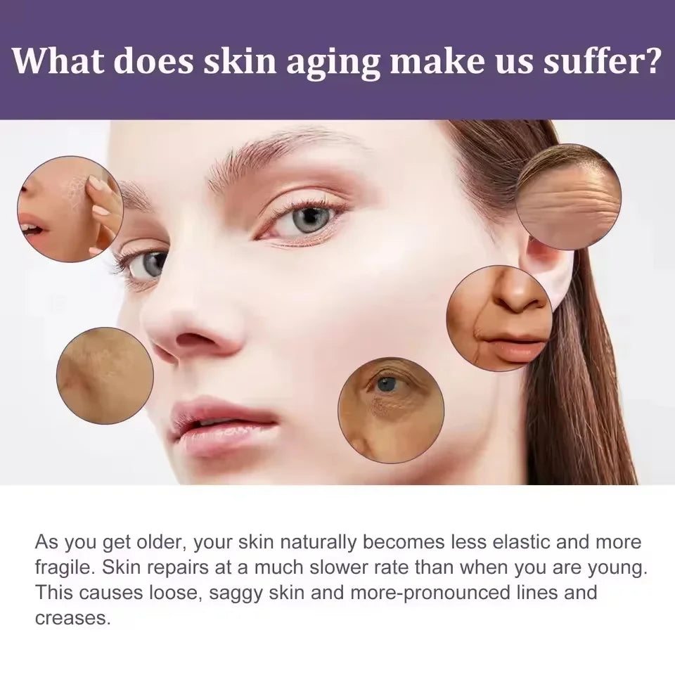 Blue Copper Peptide Wrinkle Remover Serum Instant Firming Lifting Anti-Aging Fade Fine Lines Whitening Korean Skin Care Products Qme