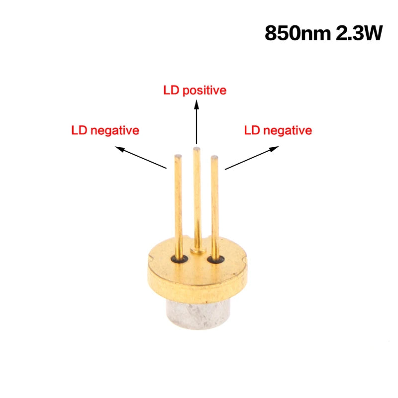 LD Night Vision Laser Accessories 850NM 2 3W IR TO-18 Diode 2300mW Qme