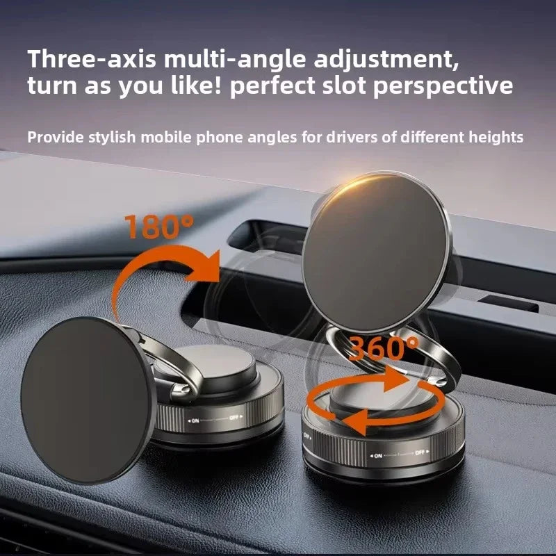 Vacuum Magnetic Phone Holder Stand Magsafe Suction Cup Qme