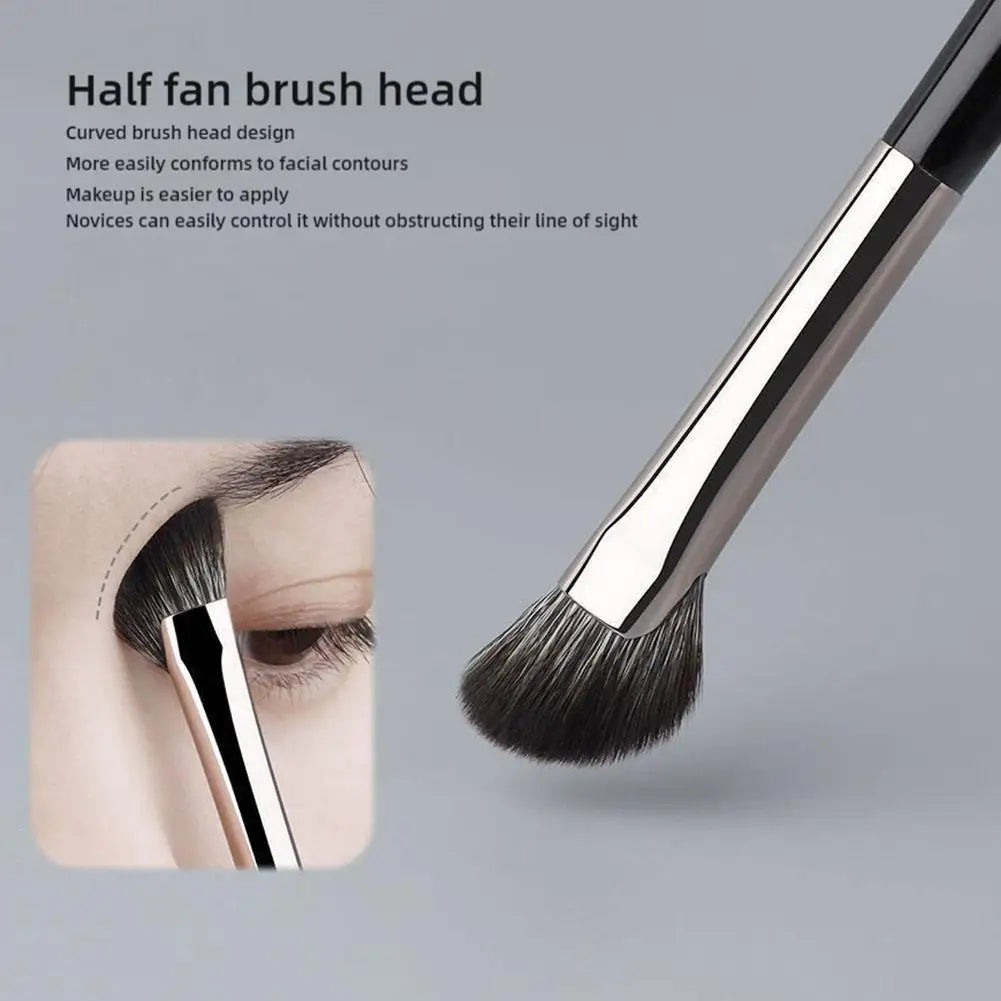 Nose Brush Contour Sculpting Half Fan-shape Shadow Angled Concealer Qme