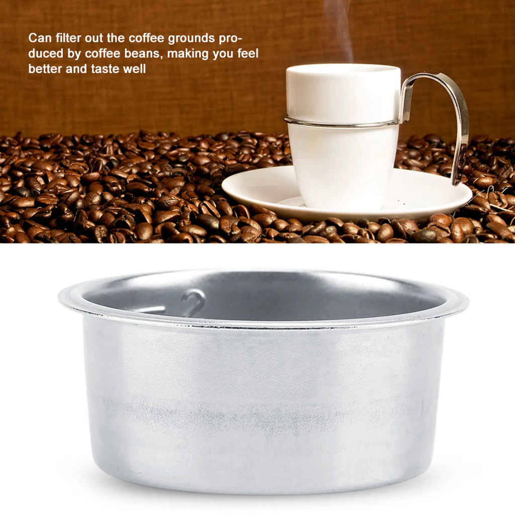 Coffee Filter Basket Stainless Steel Non Pressurized Portafilter Basket for Breville Single Wall Espresso Machine Parts Qme