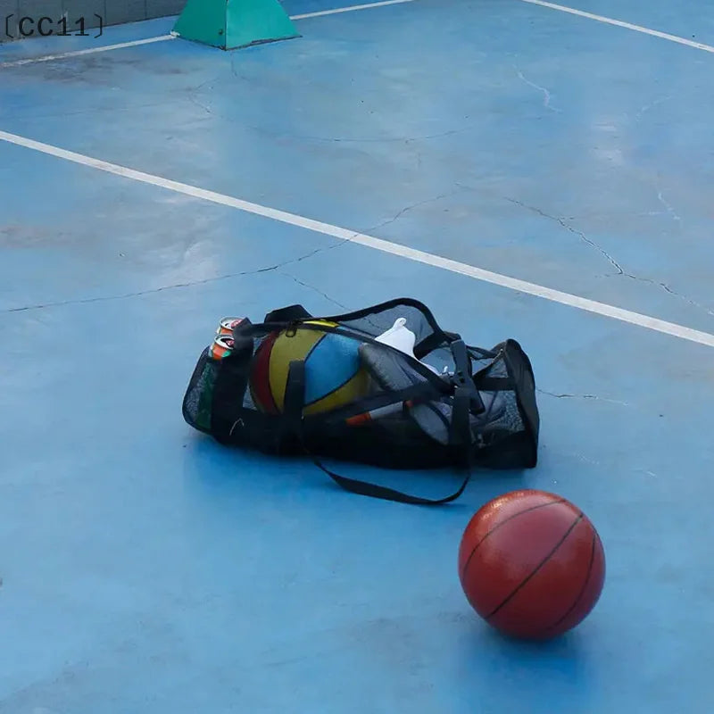CC11Black Yoga Pad Carrier Bag Basketball Volleyball Sports Fitness Qme