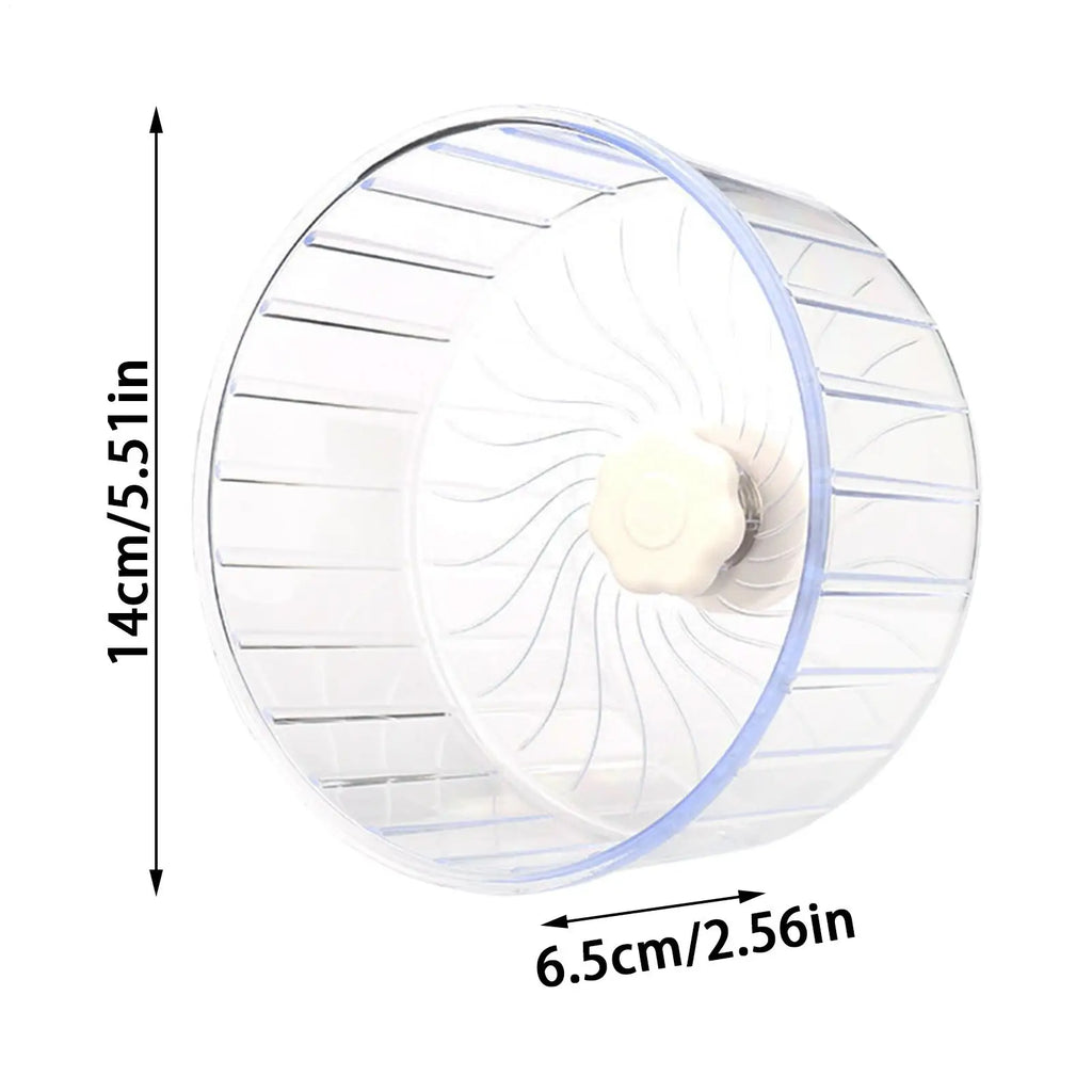 Silent Hamster Wheel Small Double-Bearing Quiet Spinner Gerbil Small Animals Running Wheel for Mice Dwarf Animals Pets Cage Qme