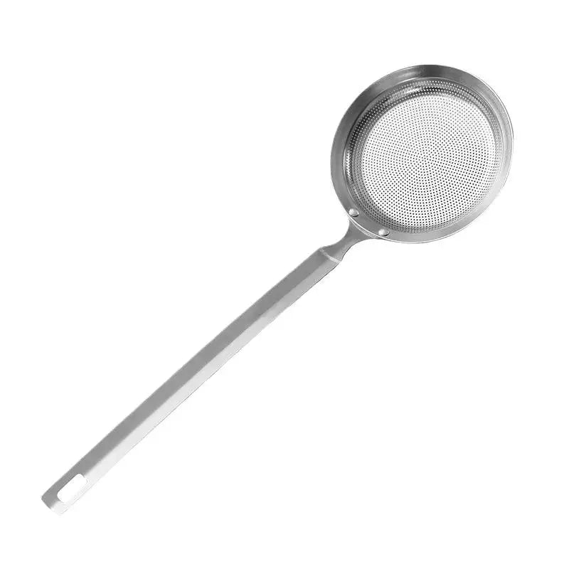Grease Foam Filter Handle Kitchen Tool Stainless Steel Fine Mesh Fat Qme