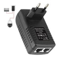 2PCS 48V 0.5A Non-Standard POE Power Supply US UK EU Plug POE Injector Adapter Module Qme US