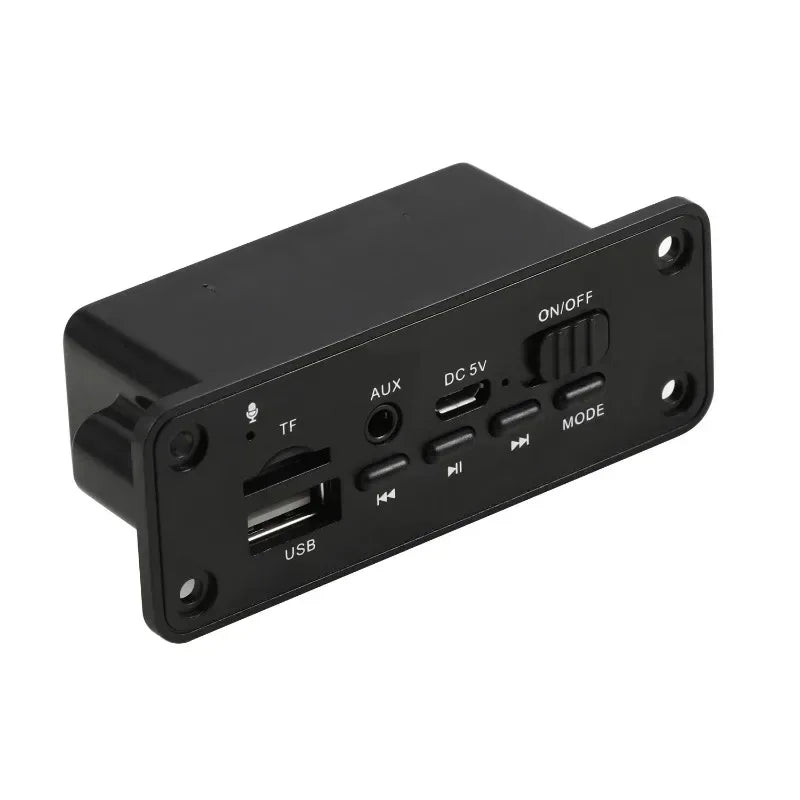 5V Bluetooth MP3/WMA/WAV Decoder Board Audio Module 2*3W Amplifier Wireless USB SD TF Radio AUX FM MP3 Player Module Qme