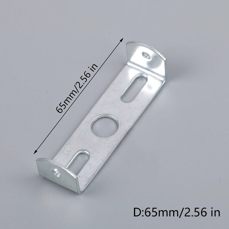 Bracket Ceiling Plate Mounting Iron Bar Fixed Screws Lamp Replacement Qme D