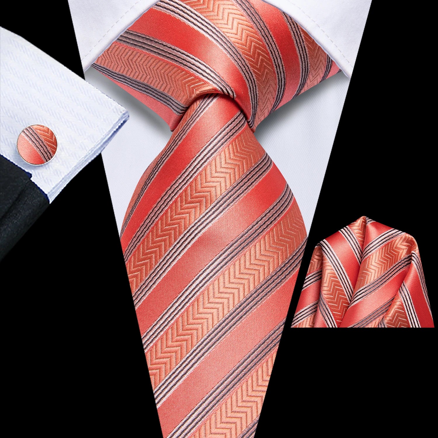 Blue Business Solid Plaid Striped Men's Tie Necktie Ties Men Formal Qme