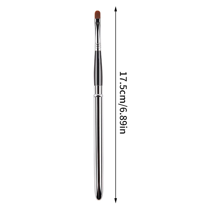 Adjustable Portable Retractable Makeup Brush Eyeshadow Lip Gloss Tool Qme