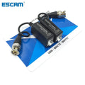 ESCAM HD CCTV Via Twisted Pairs Adapter 720P HD CVI/TVI/AHD Passive Video Balun Male BNC to UTP Cat5/5e/6 Network Camera Qme 5pcs
