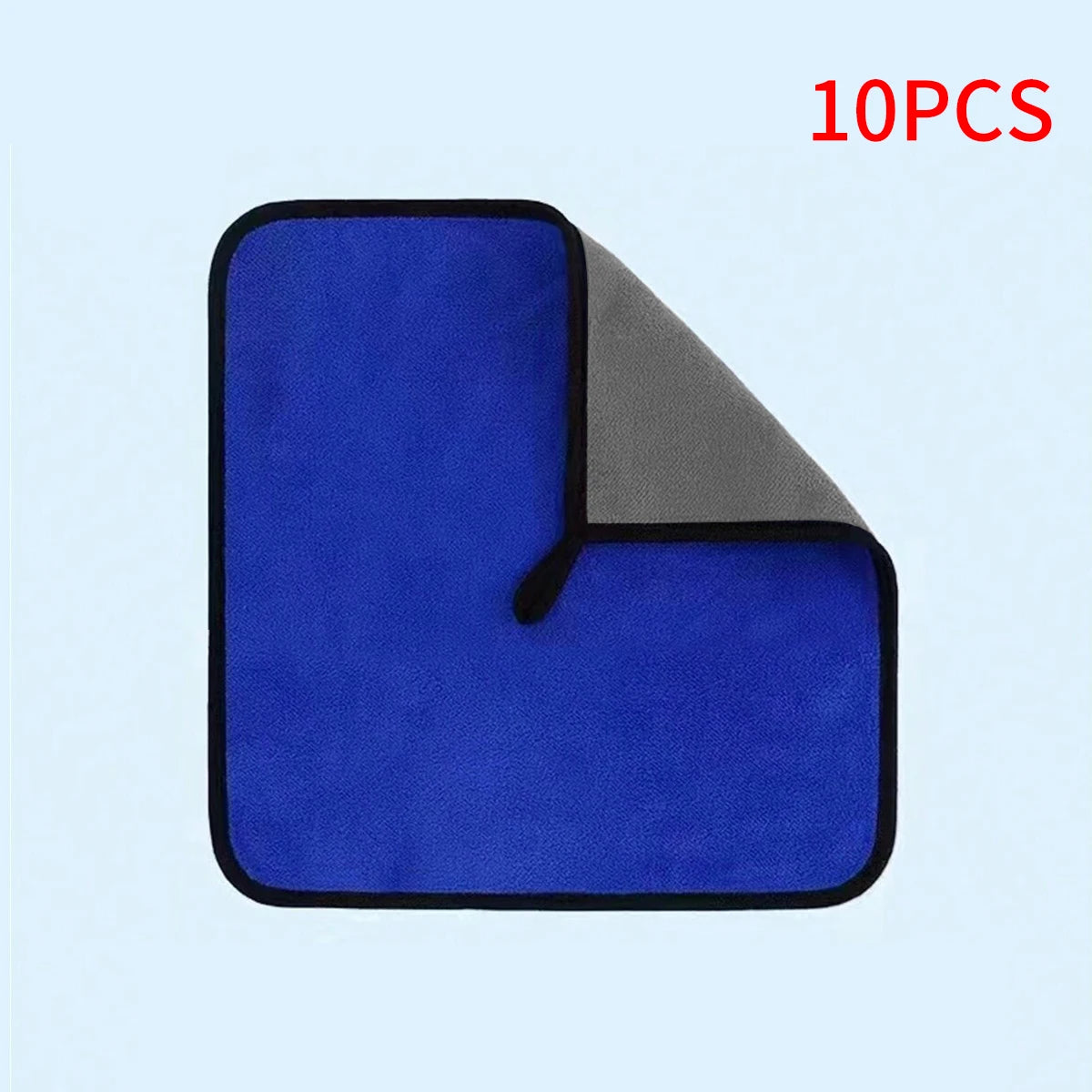 5 30X30cm High-density Coral Fleece Car Wash Towel Thickened Qme 10 blue towels