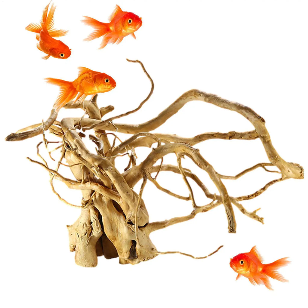 Driftwood Decor Wooden Stick Turtle Tank Decoration Tree Trunk Qme