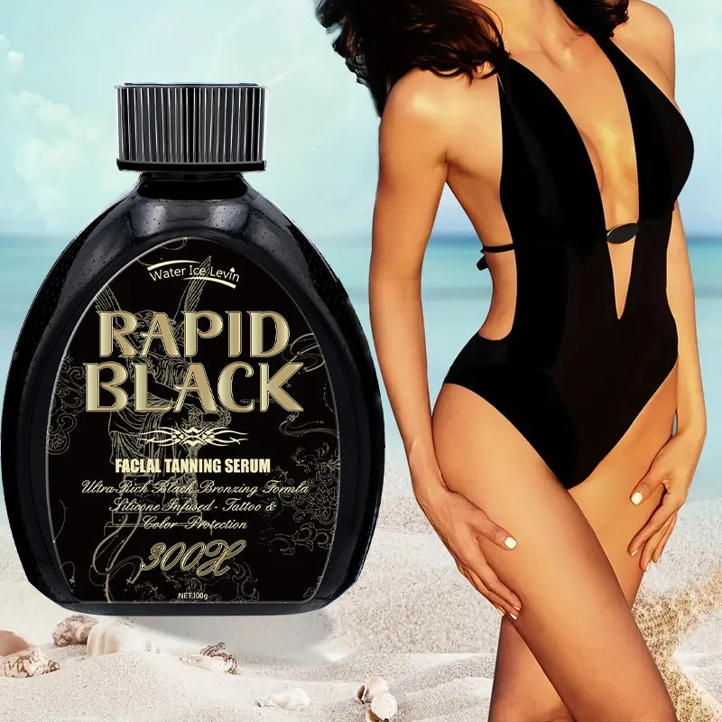 Tanning Lotion - Rich in Ceramide, Glycerin, Mineral Oils, Collagen, and Hyaluronic Acid, It Moisturizes the Skin and Helps You Achieve the Desired Skin Tone Qme