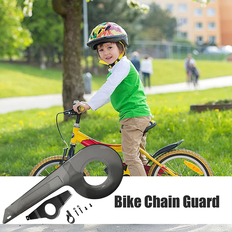 Bike Chain Guard Fit 32-36 Teeth Universal Bicycle Kids Sturdy Cover Qme