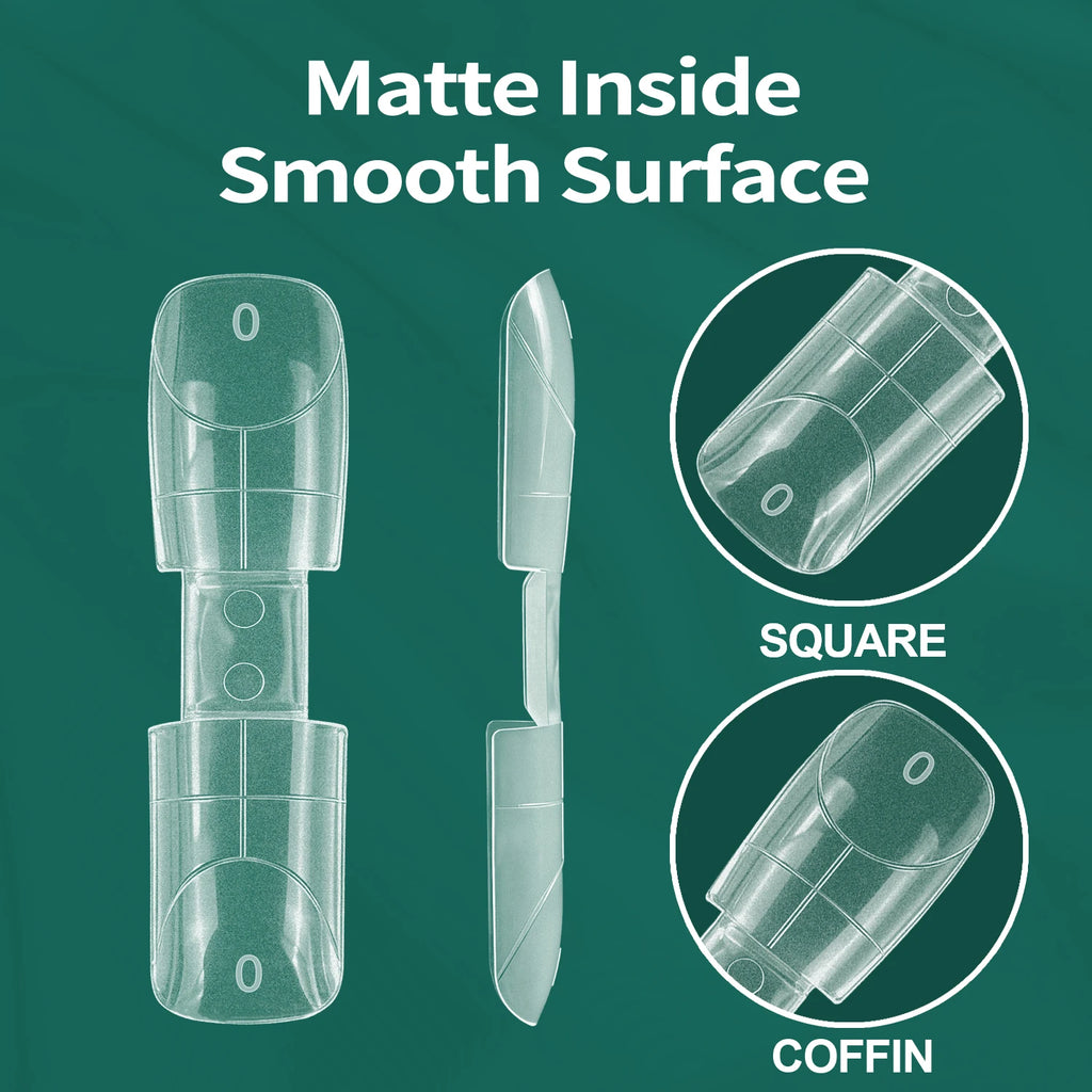 Nailpop Dual Forms Nail System Square Coffin Almond Oval Extension Qme