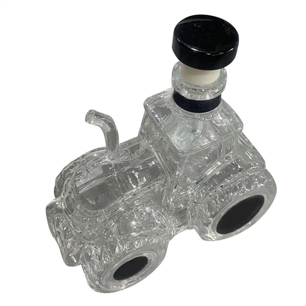 Liquor Decanter Tractor Design Drink Container Glass Whiskey Bottle Qme