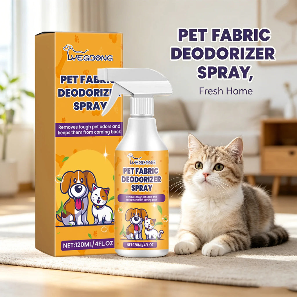 Pet Deodorizing Spray Removes Odors Freshens Air Long Lasting Fragrance Mild Ingredients Air Freshener & Pet Fabric Odor Remover Qme Default Title