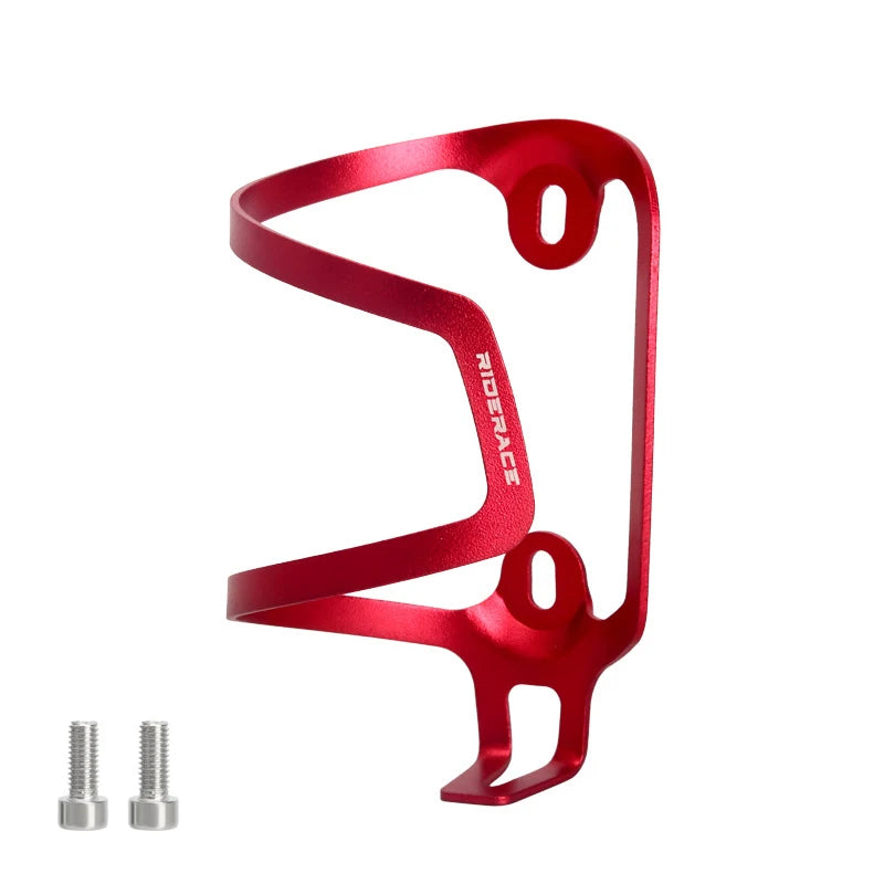 Lightweight Bike Bottle Holder Aluminium Alloy Water Cage Cup Bracket Qme Red