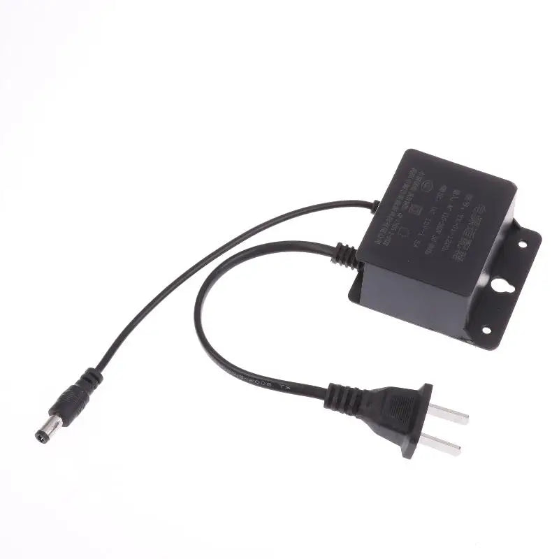 Waterproof Power Adapter DC12V 1 5A US Plug CCTV Security Qme