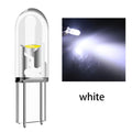 T5 LED Bright Cob Lights Wedge Dashboard Gauge Car Warning Indicator Qme White