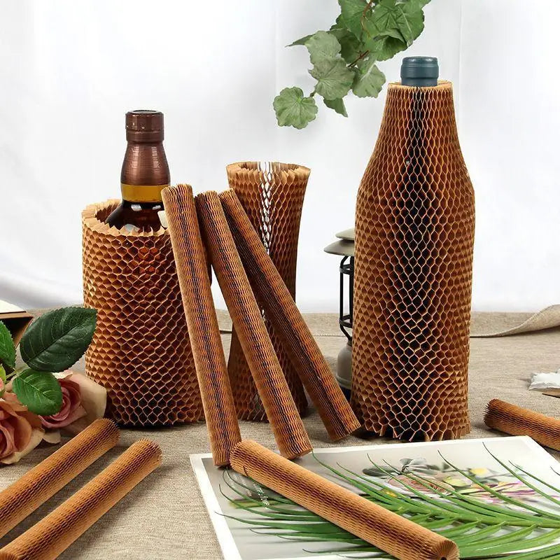 Elastic Buffer Vase Protective Cover Hollow Out Wine Bottle 3D Qme
