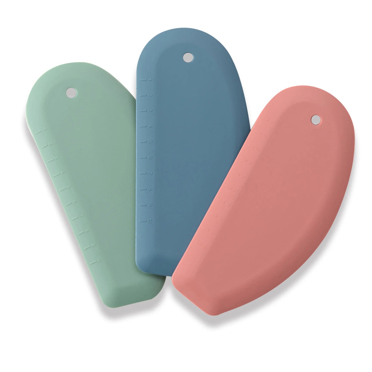Dough Scraper Dough Cutter Bench Scraper Dough Scrapers Multipurpose Food Scrapers for Dough, Cake, Bread Qme