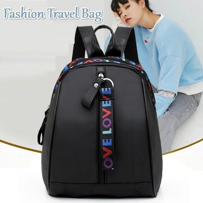 Women Backpacks Fashion LOVE Casual Shoulder Bag Back School Backpack Qme Default Title