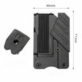 Quick Release Buckle Tool Hanger Universal Belt Clip Reliable Hook to Hang Tape Measure for Repair and Workshop Use Qme A-Black