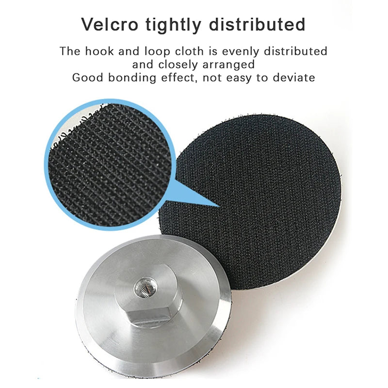 Backer Pad Diamond Polishing Aluminum Base Backing Holder M14 Ecoflow Qme