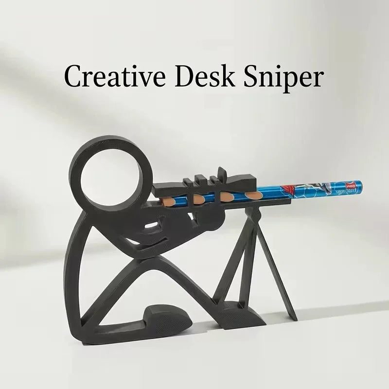 3D Printed Stick Figure Pencil Holders Pen Racks Desktop Ornaments Qme