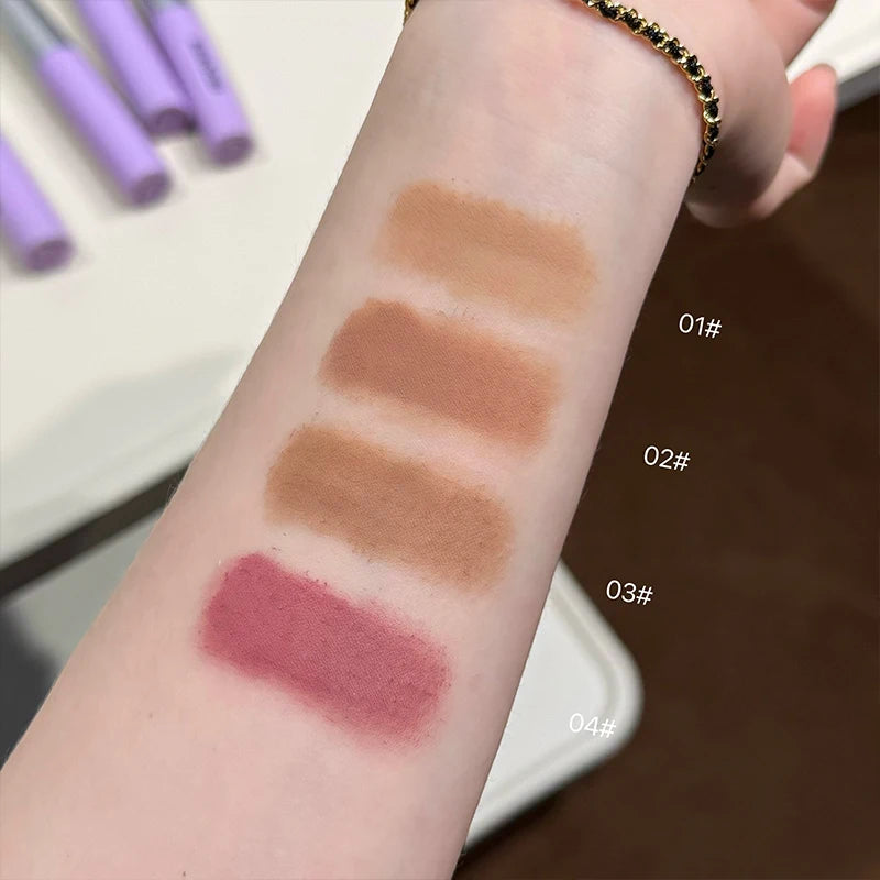 Low-saturation Purple Brown Eyebrow Tint Mascara Non-Smudge Natural 3D Waterproof Quick-Drying Eyebrow Dyeing Cream Cosmetics Qme