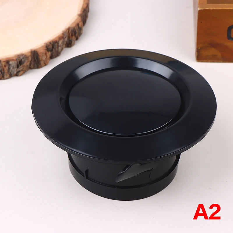 75/100/125mm Round Ducting Ventilation Cover Air Vent Extract Valve Grille Air Circulation Vents Cover Qme A2