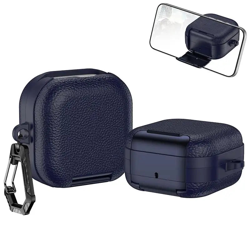 Lychee Pattern Case GalaxyBuds4 4pro Headphones Full Body Protection Qme A2