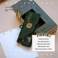 Loose Leaf Notebook M5 Portable Binder Punching Machine 3-Hole Card Qme Green