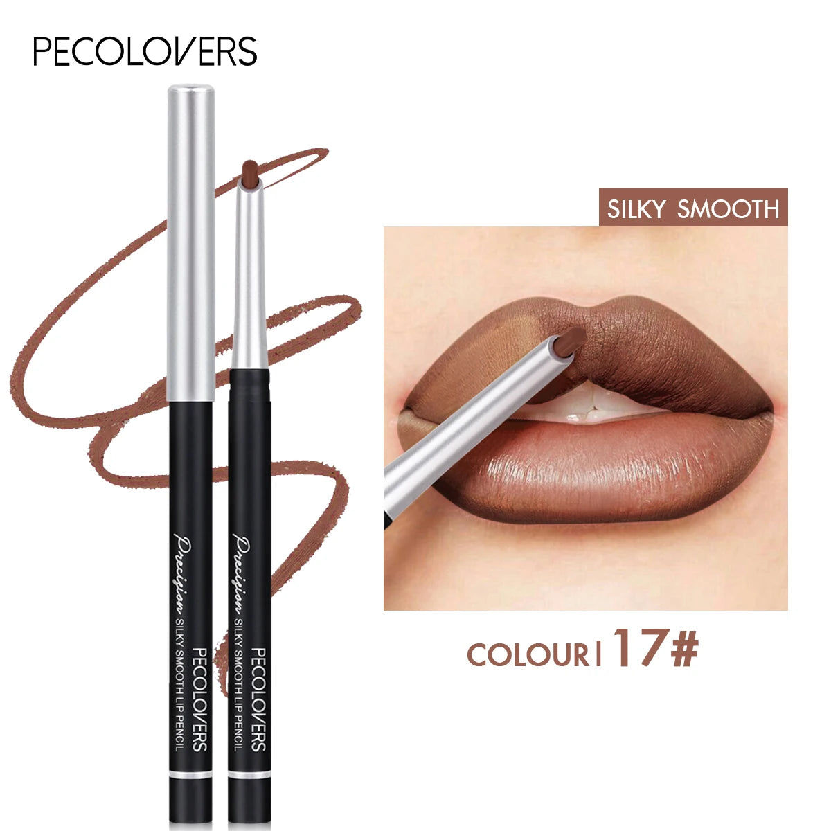 24-Color Matte Lip Liner Long-lasting Natural Effect Pencil All Skin