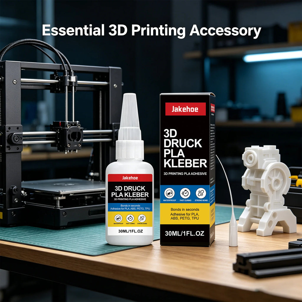 3D Printing Adhesive Waterproof Fast Curing Strong Bond Sturdy Durable Non-irritating Easy to Use Suitable for Various Materials Qme