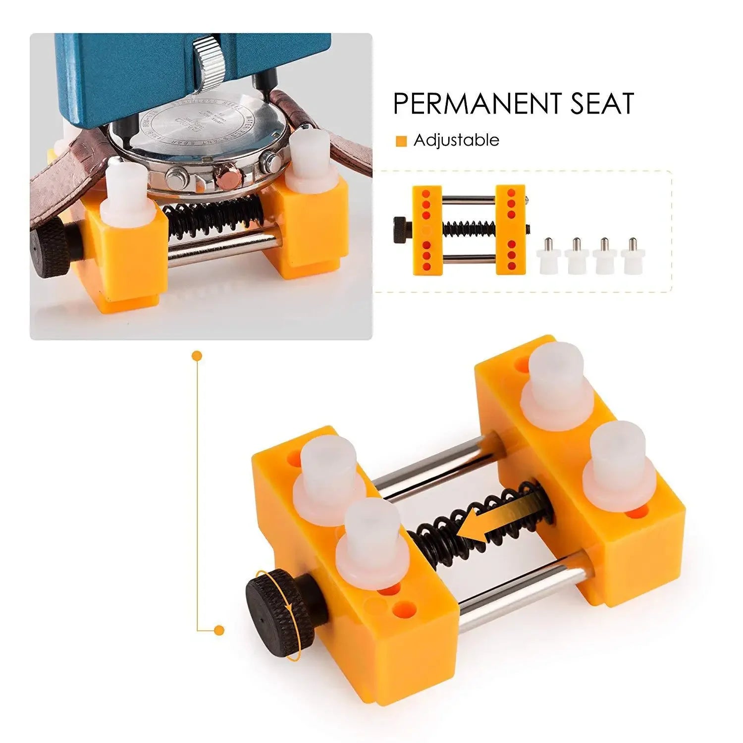 8 Pcs Professional Watchmaker Repair Tool Kit Watch Opener Knife Back Cover Remover for Battery Change Watch Repair Tool Suit Qme