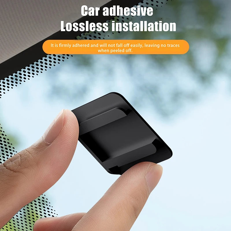 Car Toll Pass Holder Adhesive Sticky ETC Bracket Removable Easy Qme