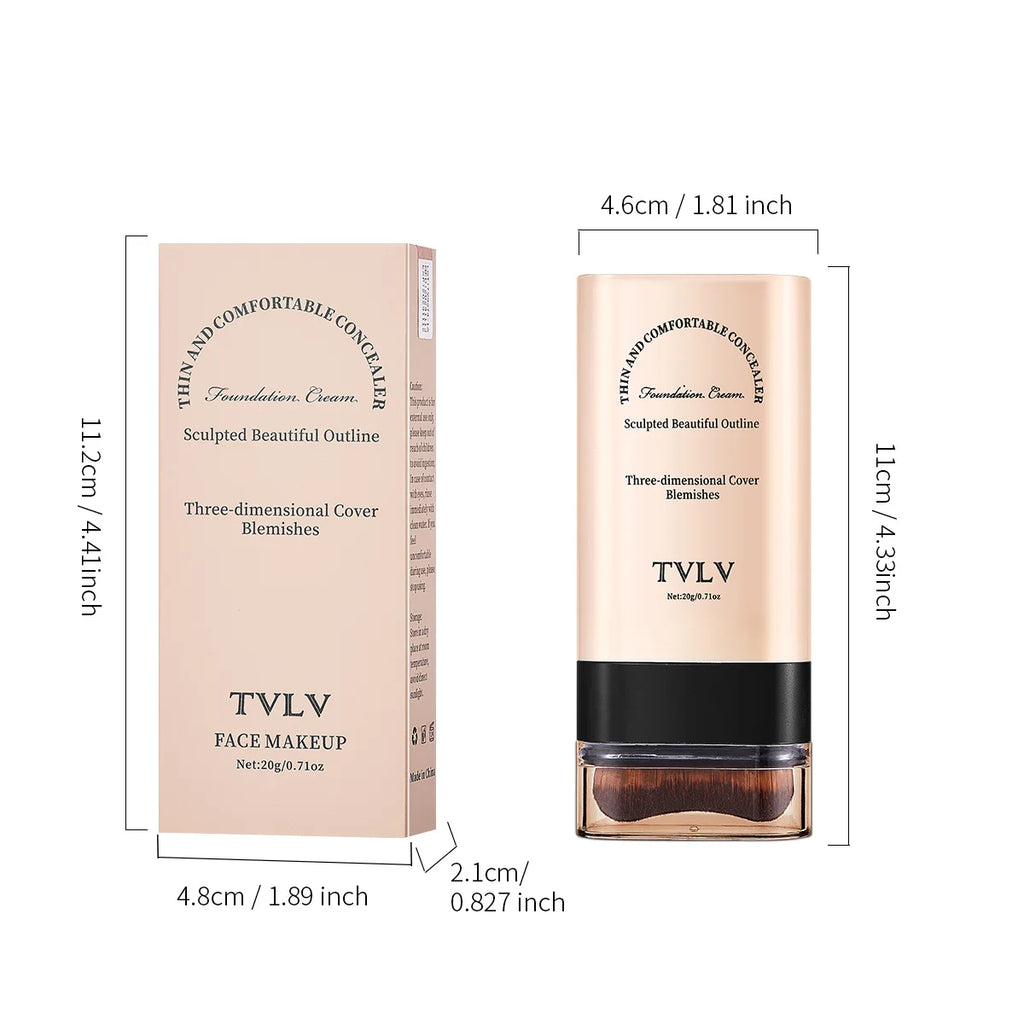 Foundation Make-up Concealer Light Thin Hold Makeup Cover Facial Qme