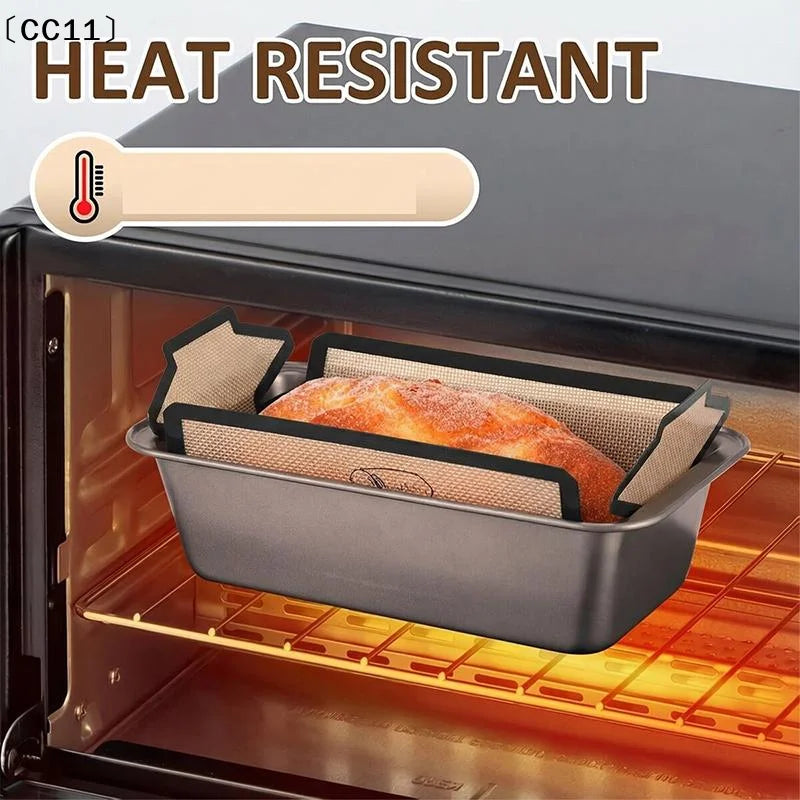 Reusable Silicone Bread Loaf Pan Liner Baking Mat Non-stick Dough Qme