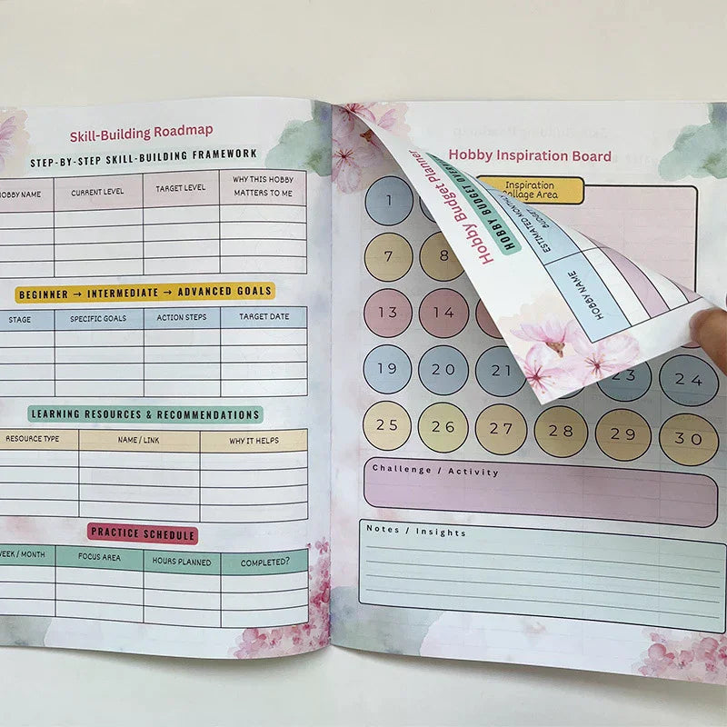 2026 Hobby Workbook Women Creative Guide Exploring Passions Setting Qme