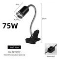 1 Set 50/75W UVA UVB Light Basking Spot Light Simulated Sunlight Reptile Heat Lamp For Turtle Lizard Dimmable Heating Lamp Qme 75W B