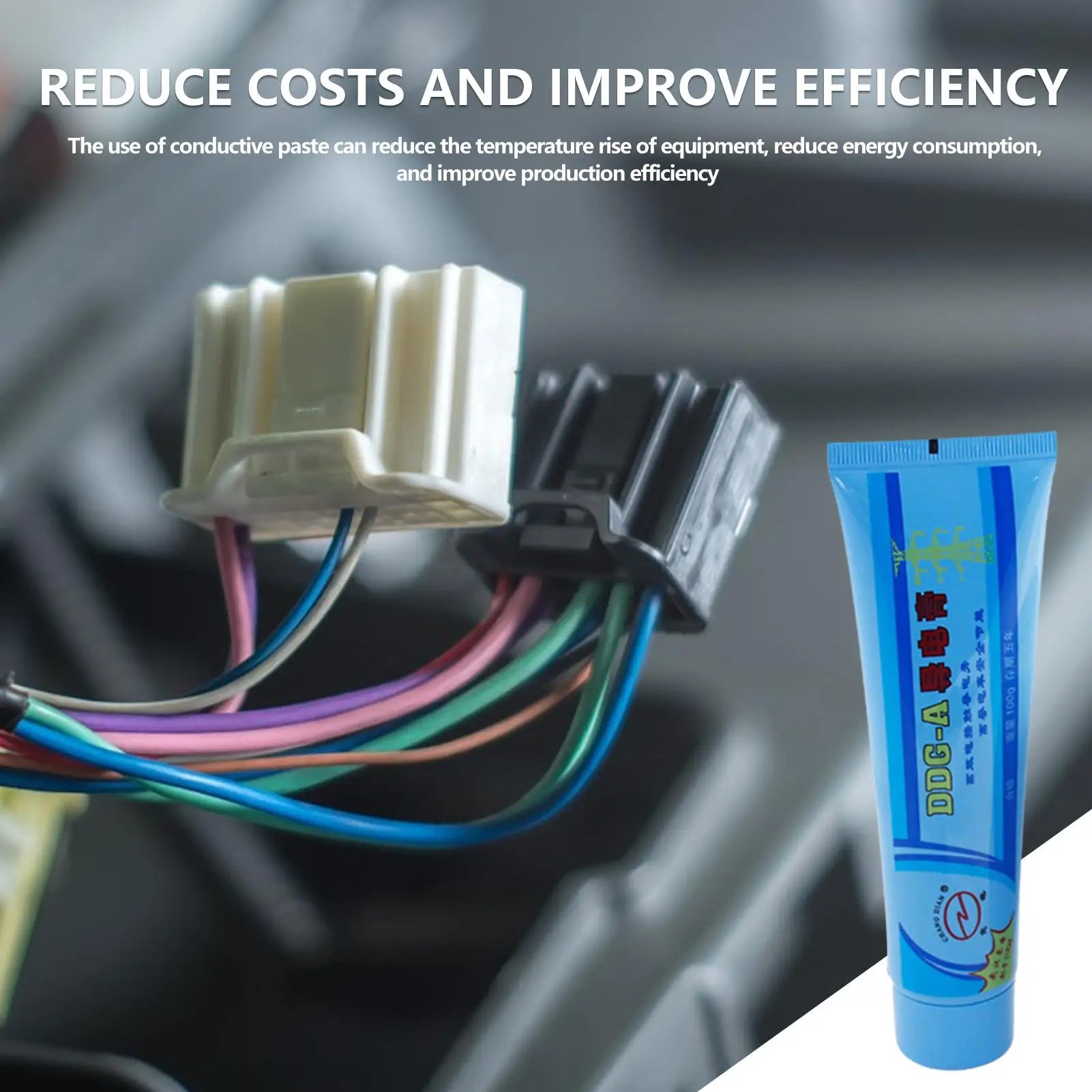 hot sale Conductive Grease Automotive Dielectric Grease Electronics Lubricant For Electrical And Automotive Applications 100g Qme