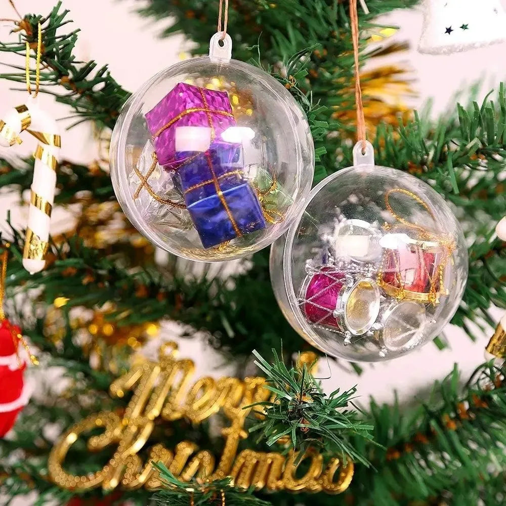 20-5PCS Christmas Filling Decorative Ball Christmas Tree Decoration Filling Pendant Christmas Home Decoration Party Accessories Qme