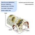Durable Birch Wood Texture PVC Shelter Reptile Hideaway Cave Lizards Qme 1