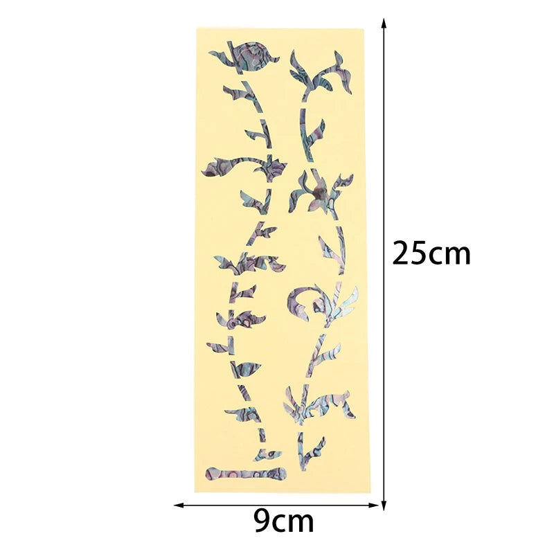 Guitar Fretboard Sticker Bass Decorative Cross Inlay Decals Stickers Qme